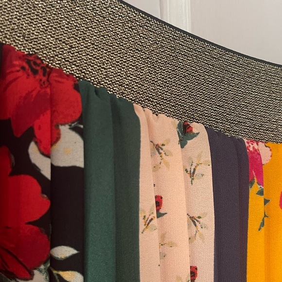 Anthropologie | Spirited patchwork wide-leg trousers - Picture 5 of 11